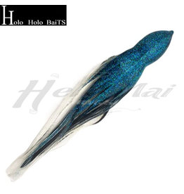 HOLO HOLO HAWAII (HHH) HHH, 7" SQUID LURE SKIRT NEW CLEAR BLACK GREEN BLUE GLITTER