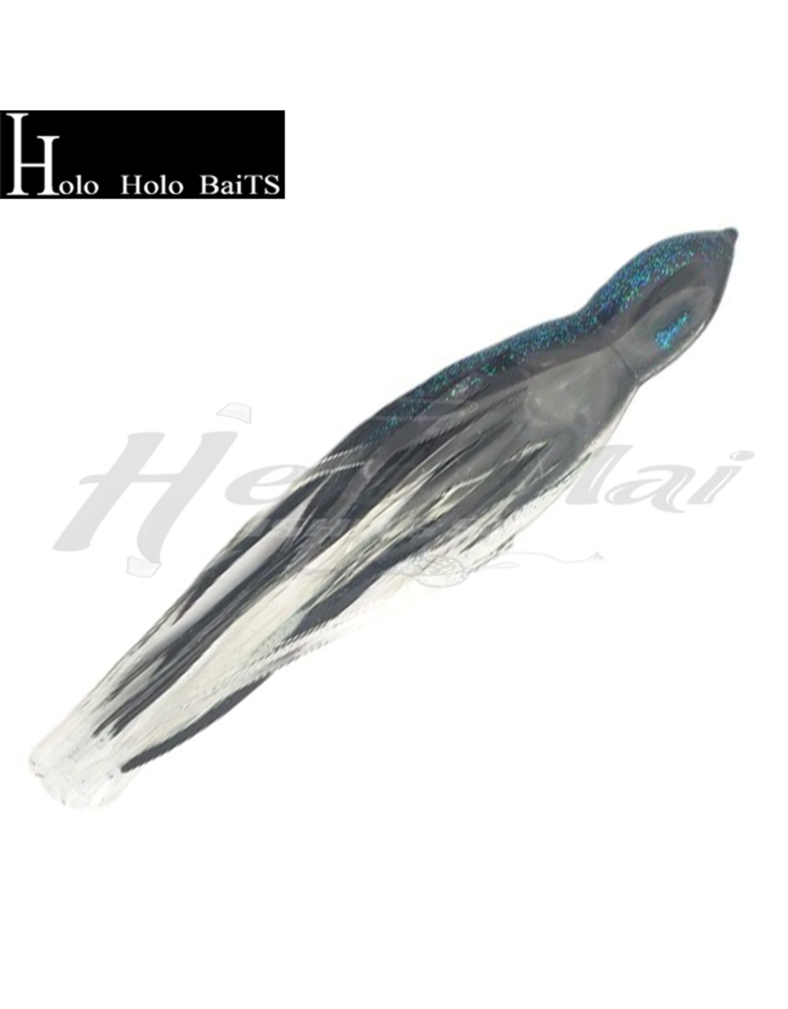 HOLO HOLO HAWAII (HHH) HHH, 9" SQUID SKIRT NEW CLEAR BLACK GREEN BLUE GLITTER