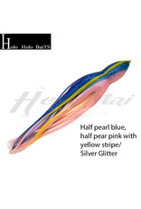 HOLO HOLO HAWAII (HHH) HHH, 9" SQUID LURE SKIRT BLUE PINK YELLOW BLACK GLITTER #1478