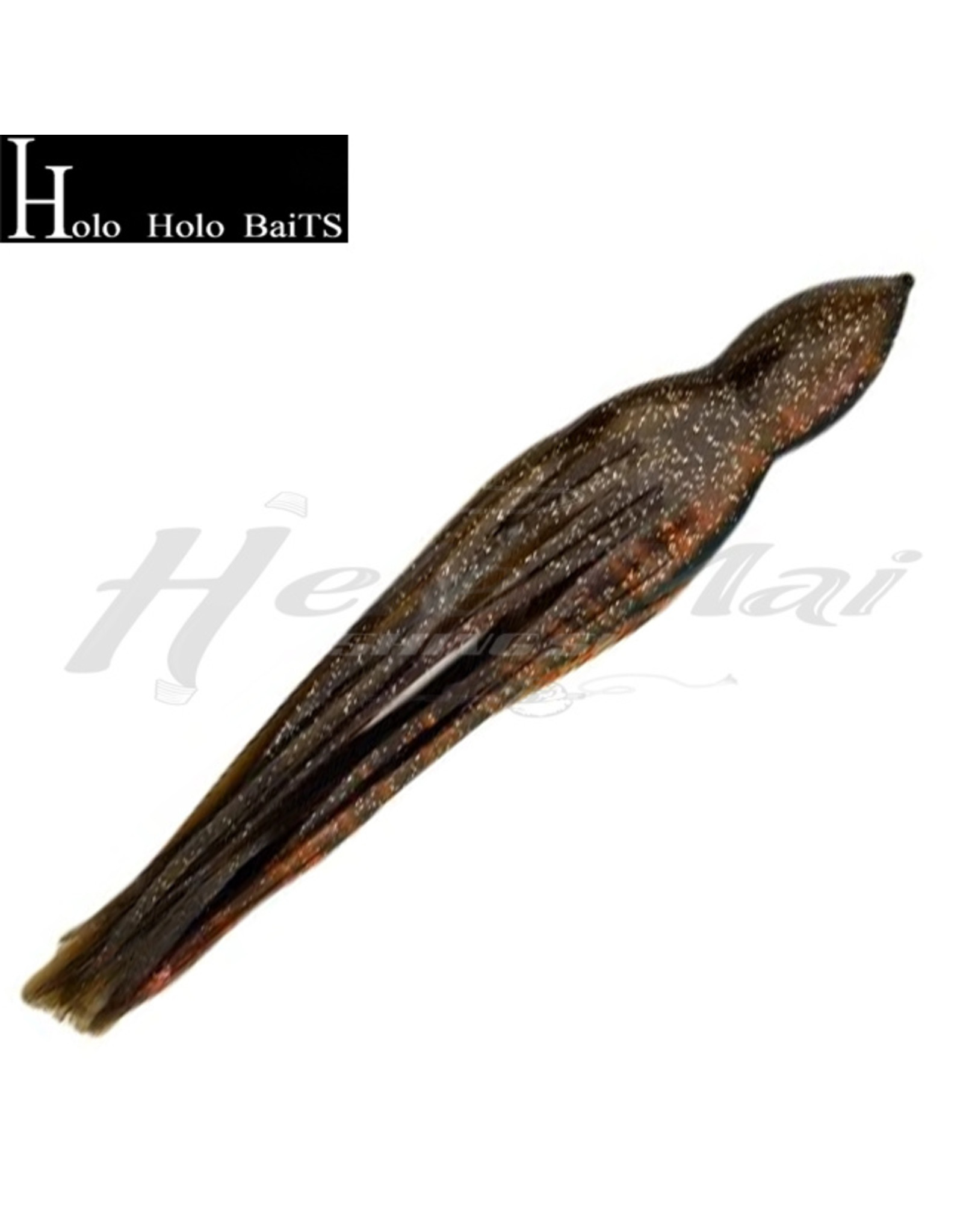 HOLO HOLO HAWAII (HHH) HHH, 7" SQUID LURE SKIRT ROOTBEER #672 UV