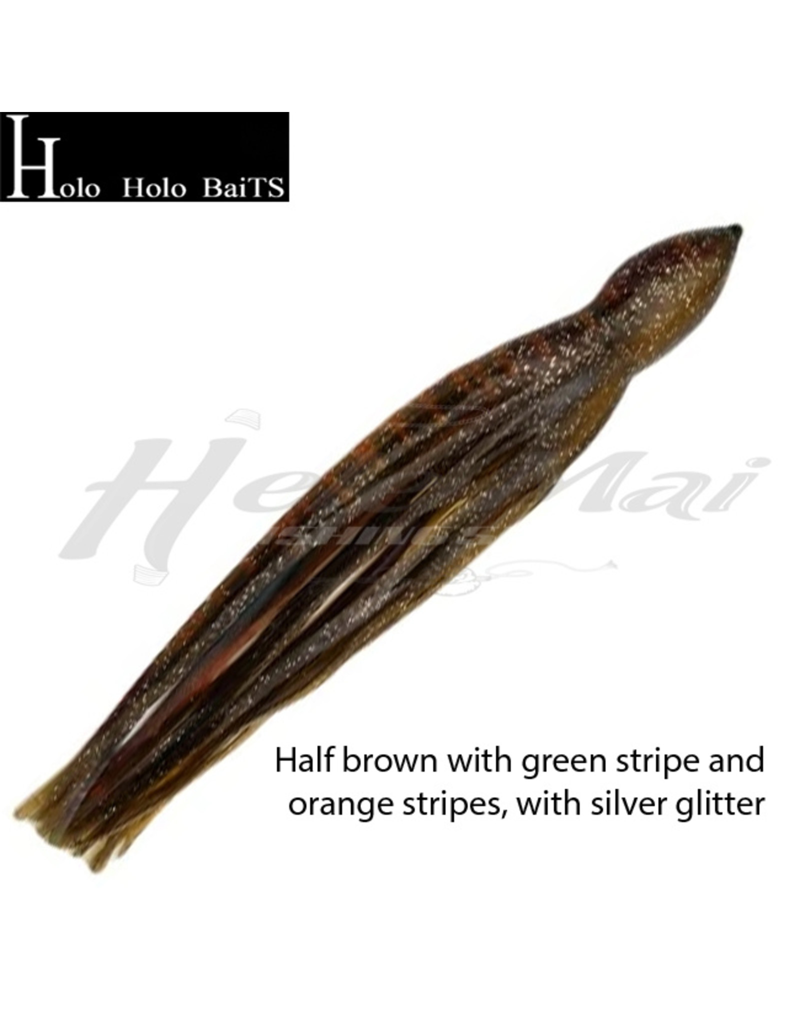 HOLO HOLO HAWAII (HHH) HHH, 9" SQUID LURE SKIRT ROOTBEER #672