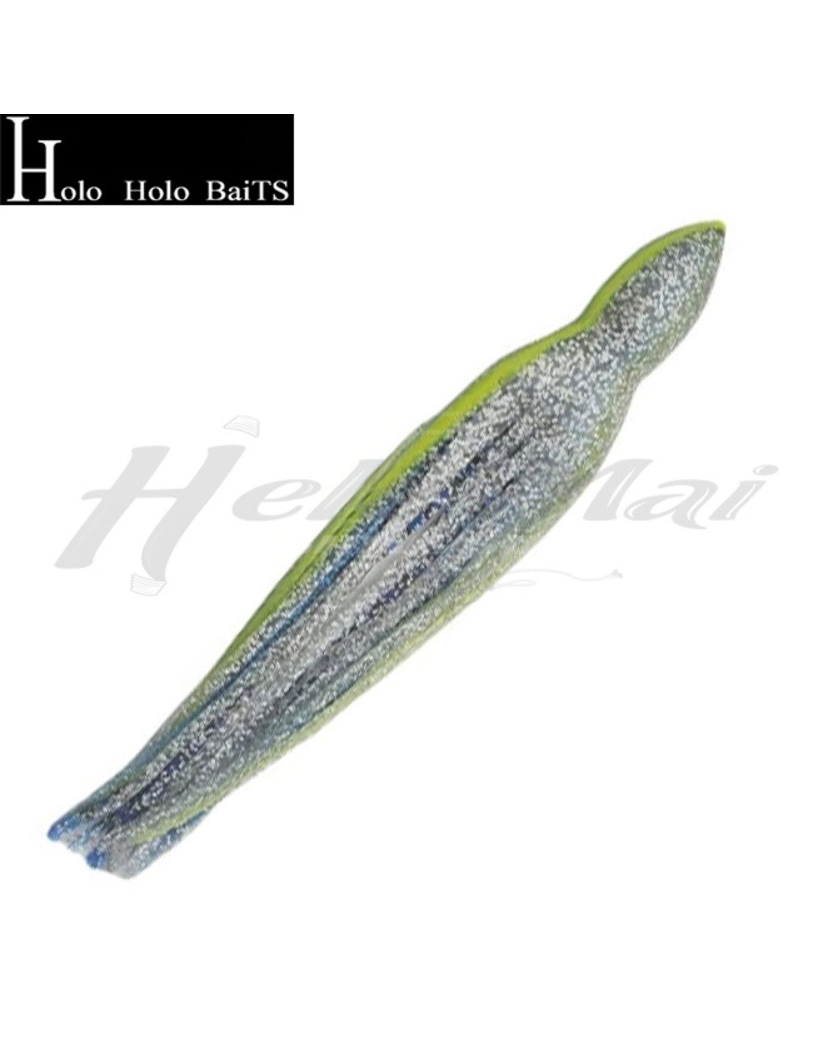 HOLO HOLO HAWAII (HHH) HHH, 7" SQUID LURE SKIRT BLUE SILVER YELLOW STRIPE #009