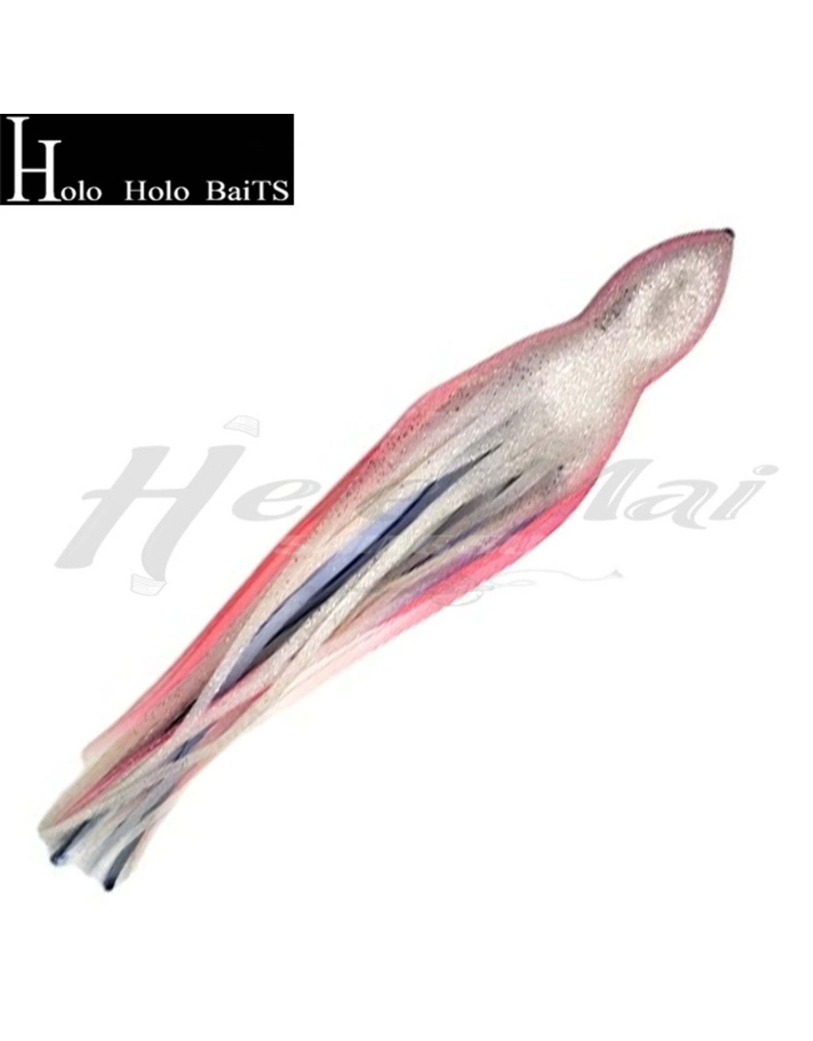 HOLO HOLO HAWAII (HHH) HHH, 7" SQUID LURE SKIRT SALMON BLUE STRIPE #008
