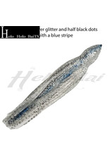 HOLO HOLO HAWAII (HHH) HHH, 7" SQUID LURE SKIRT SLIVER GLITTER DOTS STRIPE #007