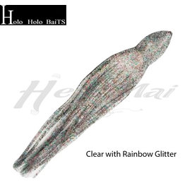 HOLO HOLO HAWAII (HHH) HHH, 7" SQUID LURE SKIRT DOT GLITTER PURPLE #004