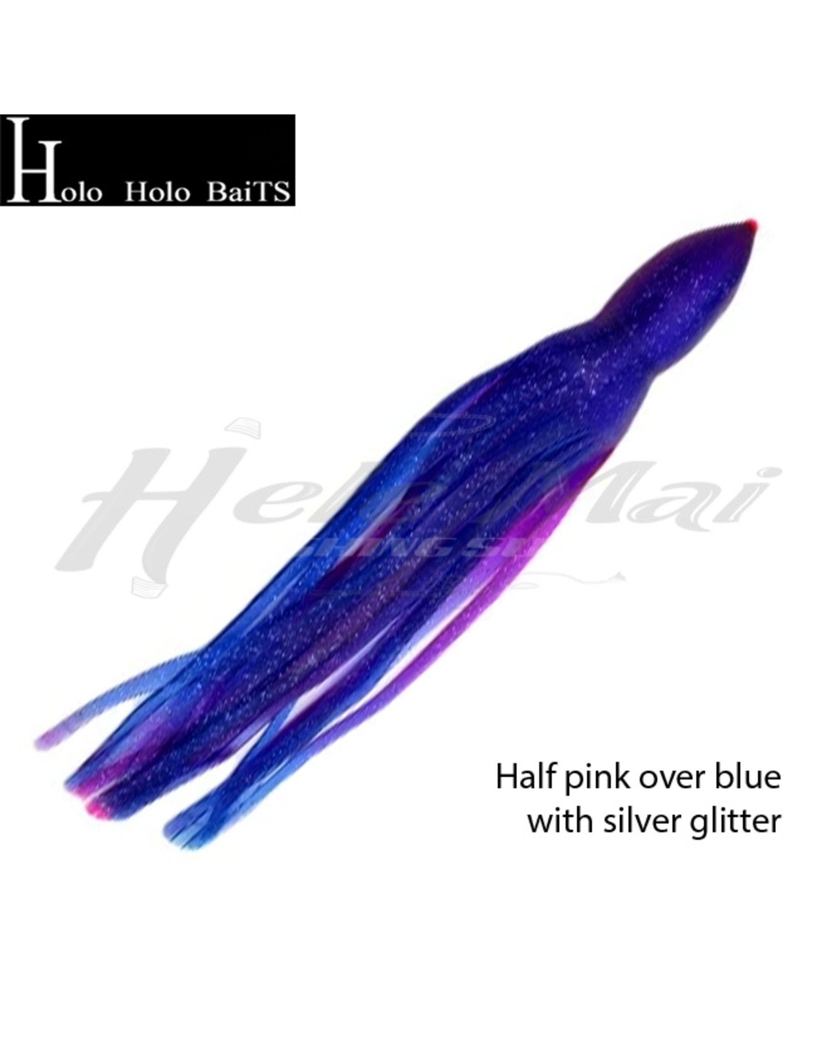 HOLO HOLO HAWAII (HHH) HHH, 9" SQUID LURE SKIRT PURPLE BLUE PINK #1109