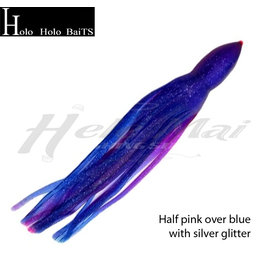 HOLO HOLO HAWAII (HHH) HHH, 9" SQUID LURE SKIRT PURPLE BLUE PINK #1109