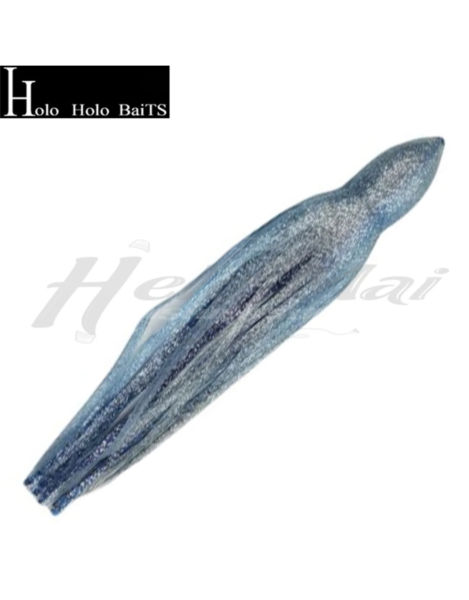 HOLO HOLO HAWAII (HHH) HHH, 7" SQUID LURE SKIRT BLUE SILVER GLITTER #001