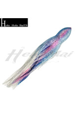 HOLO HOLO HAWAII (HHH) HHH, 9" SQUID LURE SKIRT SILVER GLITTERS BLUE PINK #1473