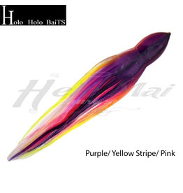 HOLO HOLO HAWAII (HHH) HHH, 7" SQUID LURE SKIRT PURPLE YELLOW PINK TL623