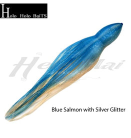 HOLO HOLO HAWAII (HHH) HHH, 9" SQUID LURE SKIRT BLUE SALMON #2
