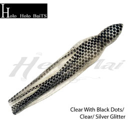 HOLO HOLO HAWAII (HHH) HHH, 9" SQUID LURE SKIRT MILKY 34DG12 UV