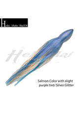 HOLO HOLO HAWAII (HHH) HHH, 9" SQUID LURE SKIRT PURPLE HAZE BLUE SALMON PURPLE SILVER GLITTER