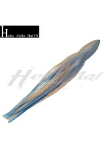 HOLO HOLO HAWAII (HHH) HHH, 9" SQUID LURE SKIRT PURPLE HAZE BLUE SALMON PURPLE SILVER GLITTER