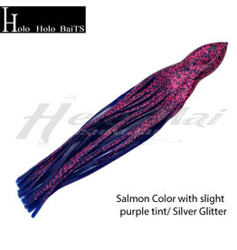 HOLO HOLO HAWAII (HHH) HHH, 7" SQUID LURE SKIRT PURPLE BLUE GLITTER HOLO II