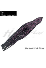 HOLO HOLO HAWAII (HHH) HHH, 9" SQUID LURE SKIRT MAVIS BLACK NEW CLEAR #2