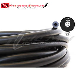 HAMMERHEAD SPEARGUNS (HHS) HHS, 3-PRONG HD RUBBER BLACK PER FOOT