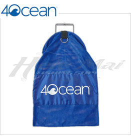 4OCEAN 4OCEAN, CLEAN UP BAG BLUE/LOGO LARGE