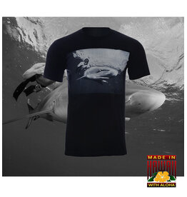 HAMMERHEAD SPEARGUNS (HHS) HHS, TRIBAL SHARK RIDER HQ T-SHIRT SHORT BLACK