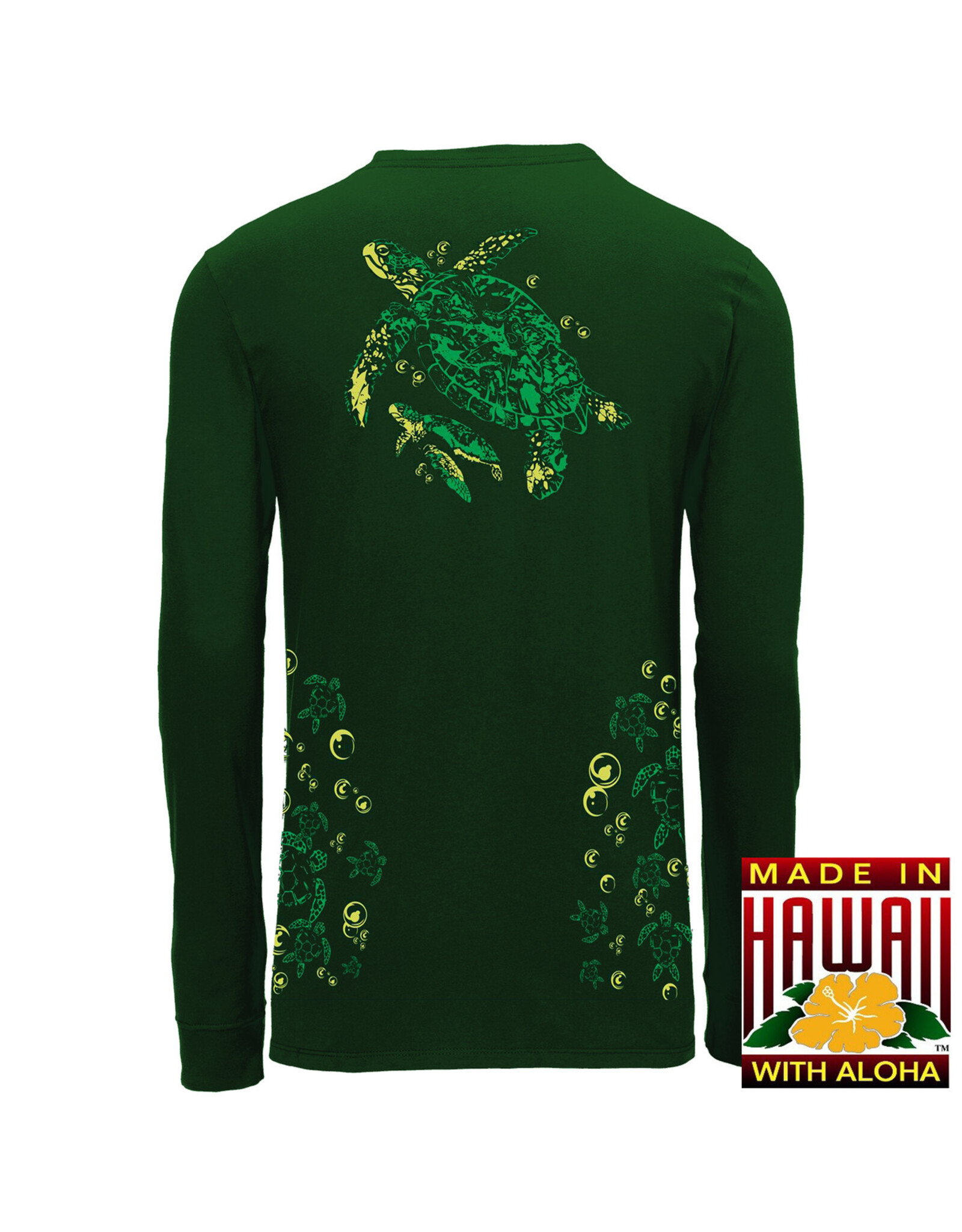 HAMMERHEAD SPEARGUNS (HHS) HHS, LAWAI'A HONU DRY FIT SHIRT LONG AQUA