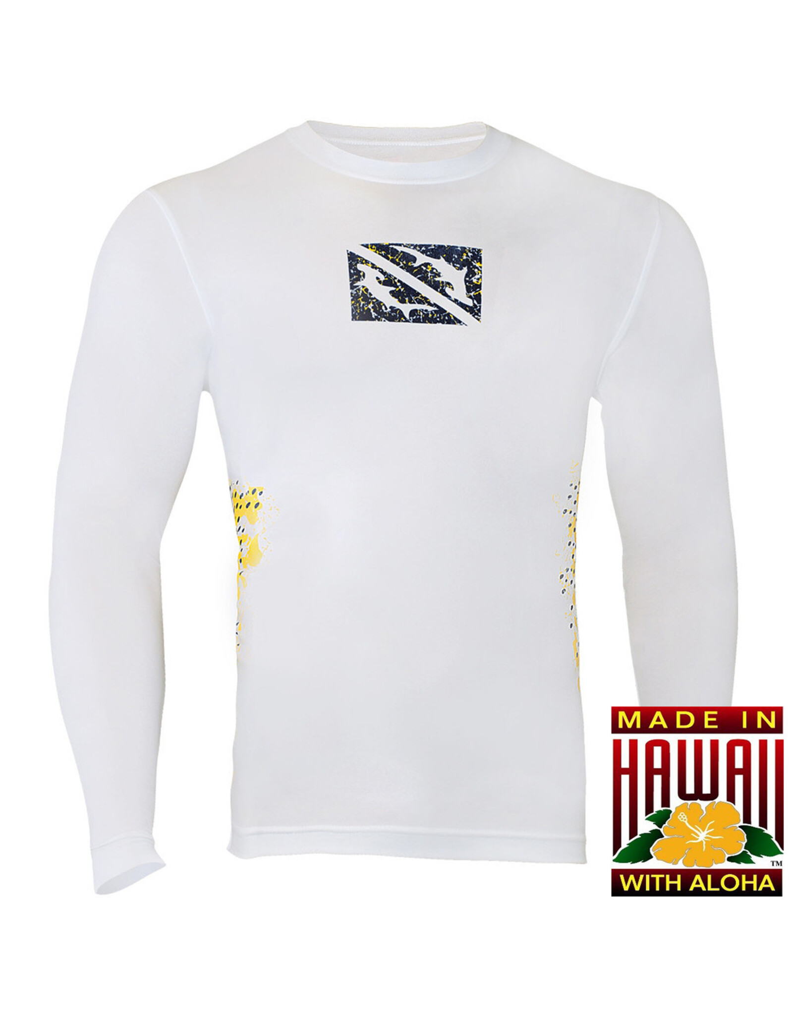 HAMMERHEAD SPEARGUNS (HHS) HHS, LAWAI'A AHI DRY FIT SHIRT LONG WHITE