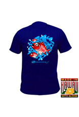 HAMMERHEAD SPEARGUNS (HHS) HHS, KIDS MENPACHI T-SHIRT SHORT NAVY