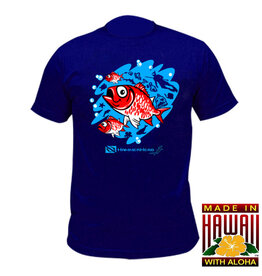 HAMMERHEAD SPEARGUNS (HHS) HHS, KIDS MENPACHI T-SHIRT SHORT NAVY