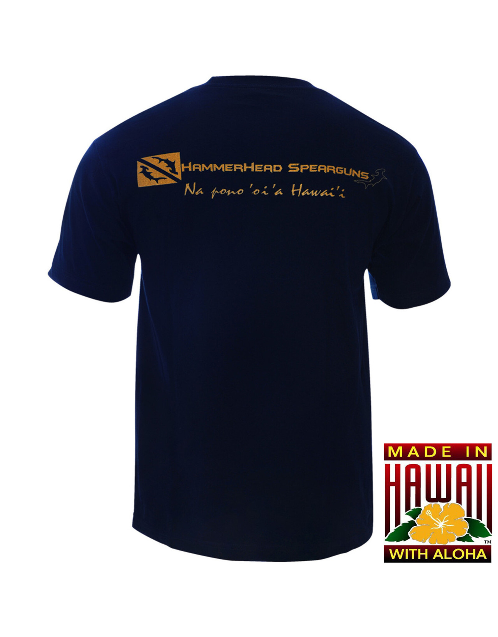 HAMMERHEAD SPEARGUNS (HHS) HHS, KATAKANA KAJIKI T-SHIRT SHORT NAVY