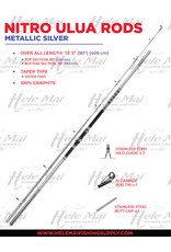 NITRO (NIT) NITRO, ULUA ROD METALLIC SILVER, MEDIUM HEAVY 13'