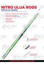 NITRO (NIT) NITRO, ULUA ROD METALLIC GREEN MEDIUM HEAVY 13'