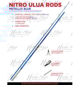 NITRO (NIT) NITRO, ULUA ROD METALLIC BLUE EXTRA HEAVY 13'