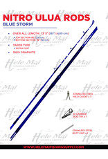 NITRO (NIT) NIT, ULUA ROD NP1302H BLUE STORM W/SILVER 13' HEAVY