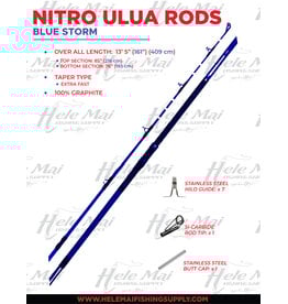 NITRO (NIT) NIT, ULUA ROD BLUE STORM HEAVY 13'