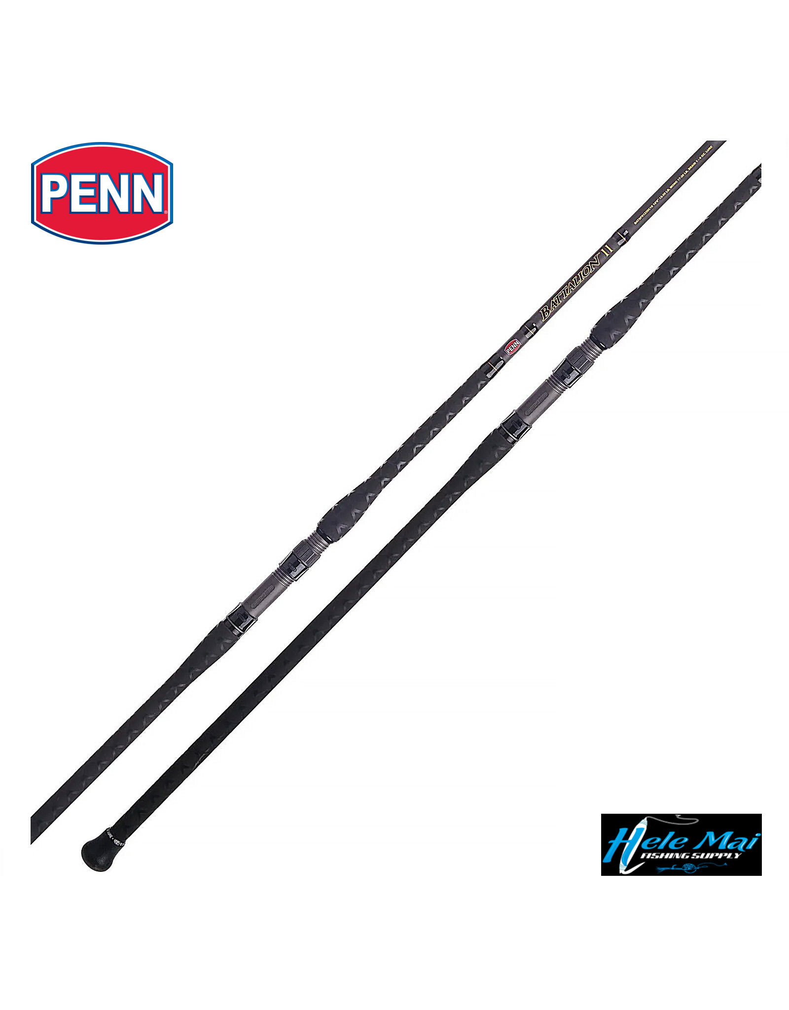 PENN (PEN) PEN, BATTALLON II SURF C ROD BATSFII2550C12 12' HEAVY