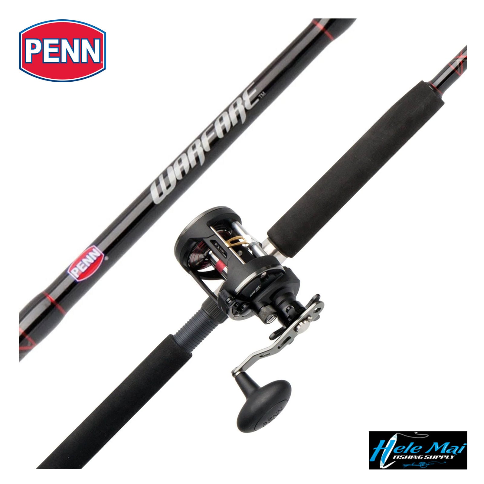 PENN WARFARE LEVEL WIND COMBO - Hele Mai Fishing Supply PENN WARFARE LEVEL WIND COMBO - Hele Mai Fishing Supply