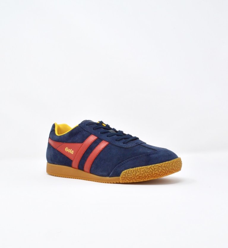Gola GOLA HARRIER SUEDE NVY/RED/SUN