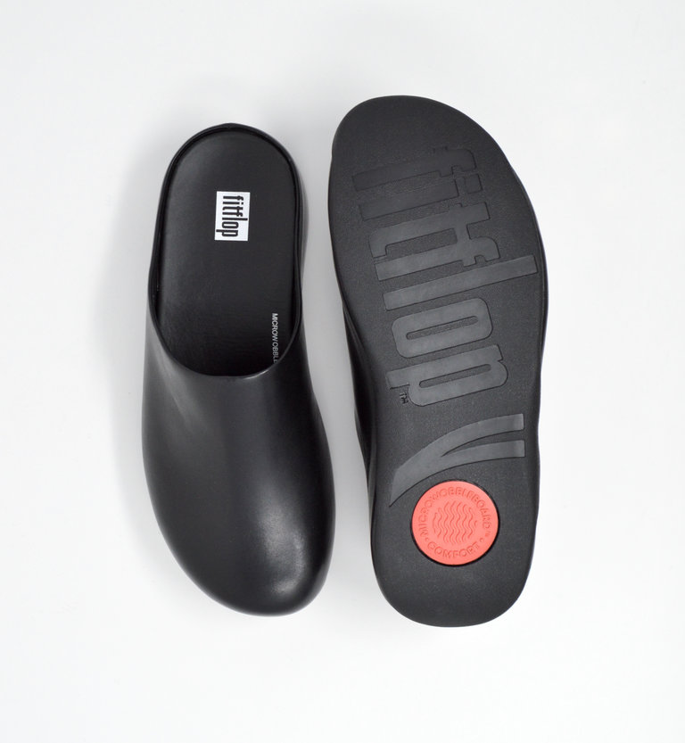 FITFLOP SHUV BLACK LEATHER