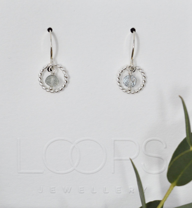 Loops Jewellery Loops Aura Earrings Silver