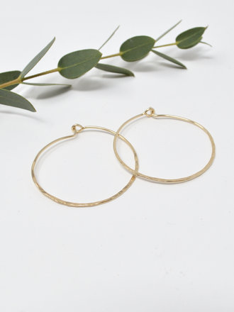 Loops Jewellery Loops 1.5 inch Hoops Gold Loops Jewellery Loops 1.5 inch Hoops Gold