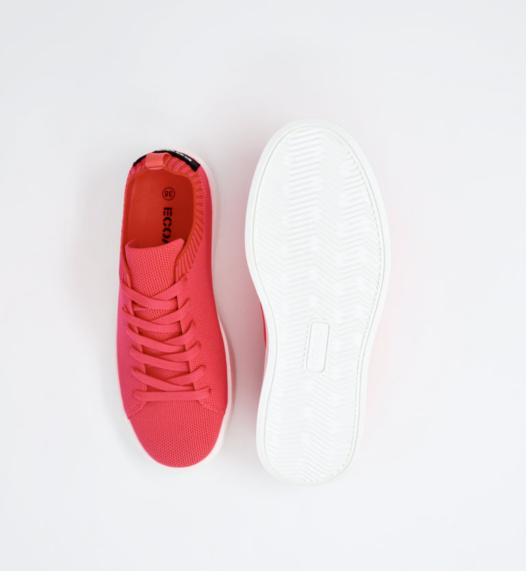 ECOALF ELIOT KNIT SNEAKER FUCSIA