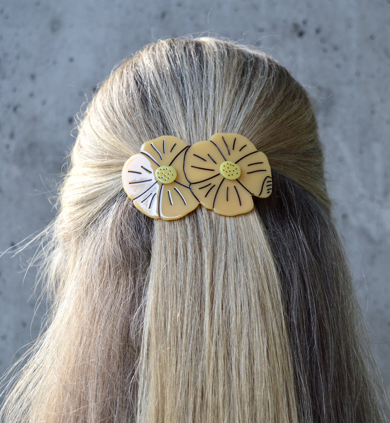 Jenny Lemons Jenny Lemons California Poppies French Barrette