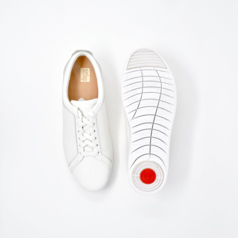 FITFLOP RALLY WHITE LEATHER