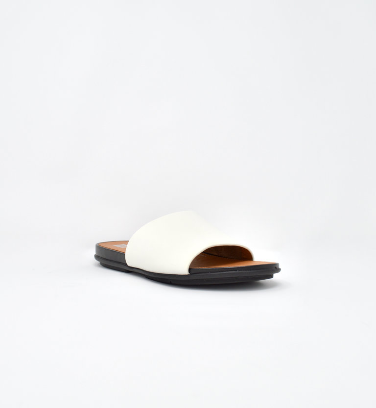 FITFLOP GRACIE SLIDE CREAM LEATHER
