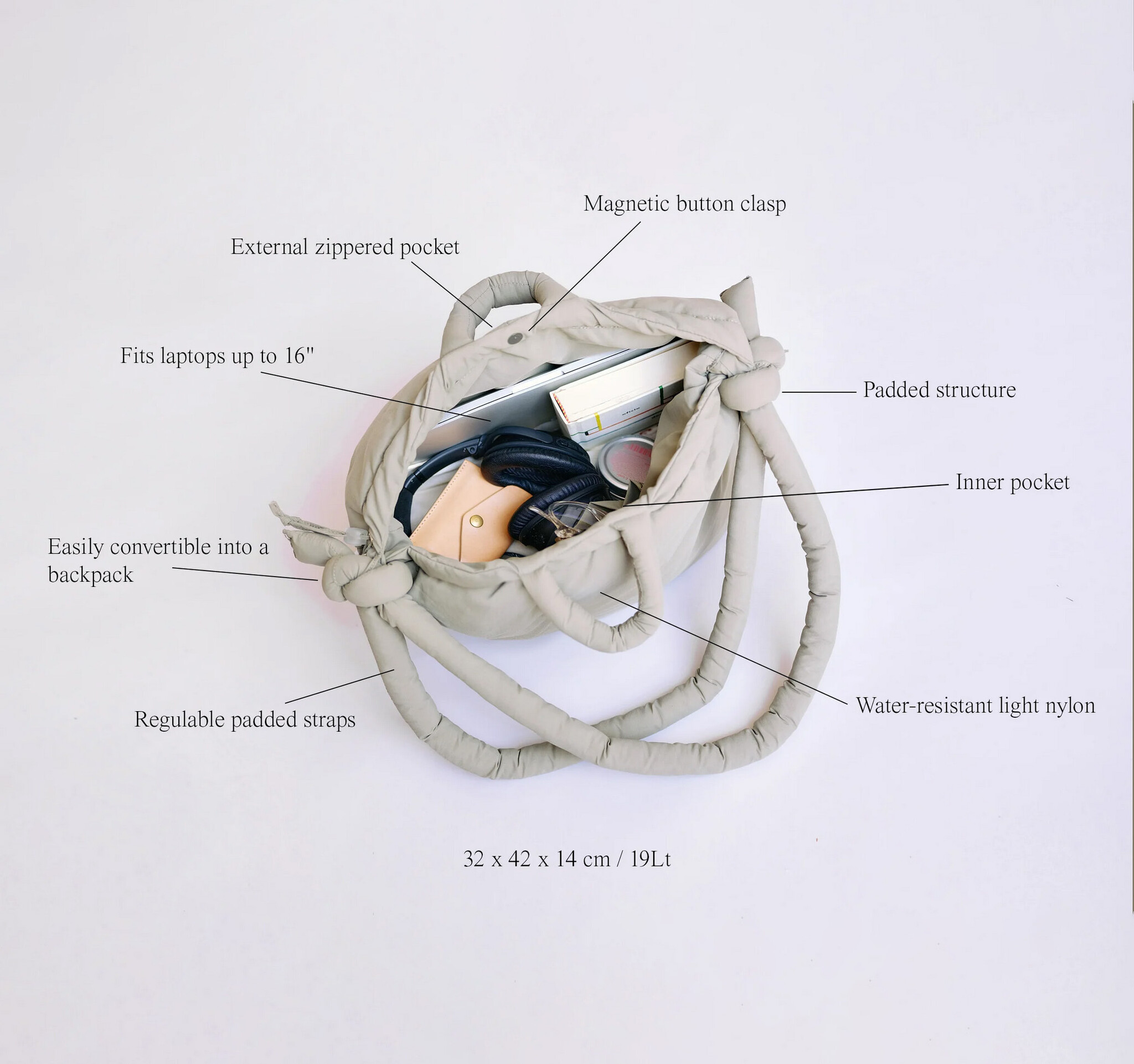 Large Ona Soft Bag – Ölend