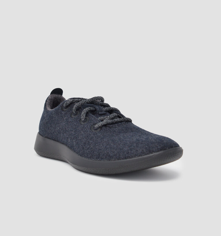 ALLBIRDS WOOL RUNNER NATURAL BLACK/BLACK
