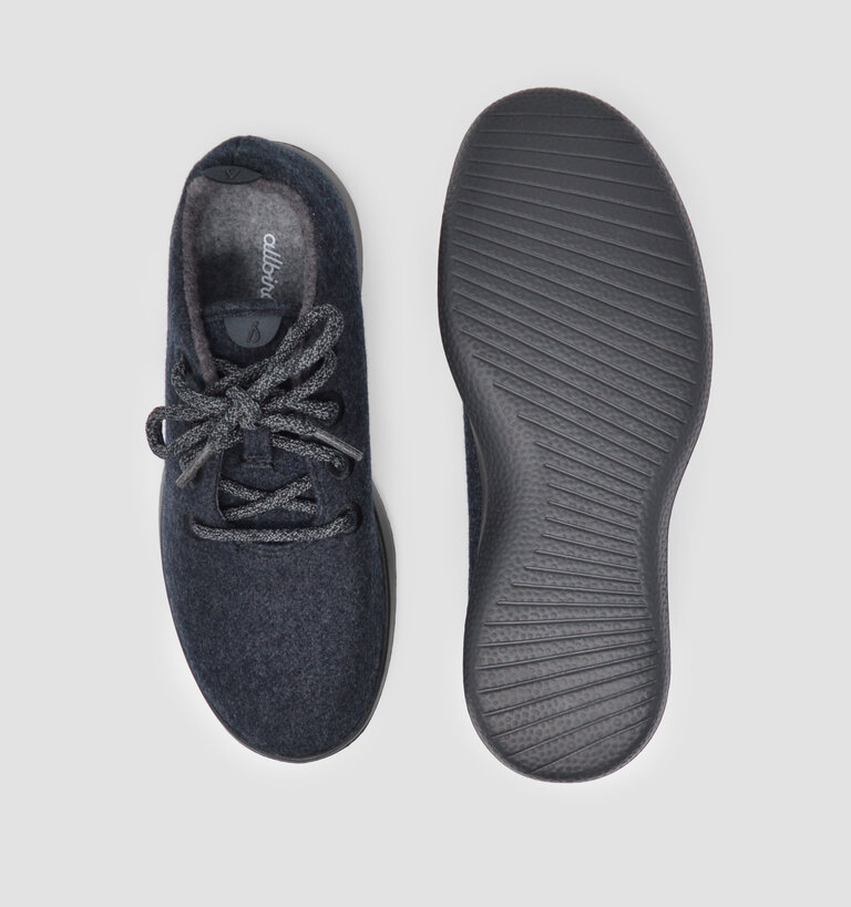 ALLBIRDS WOOL RUNNER NATURAL BLACK/BLACK