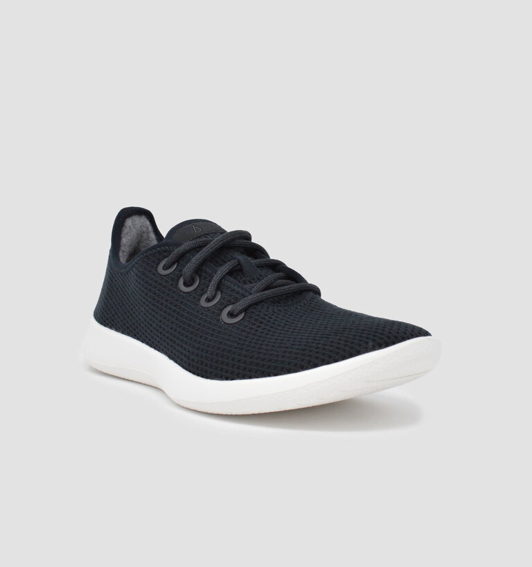 ALLBIRDS TREE RUNNER JET BLACK/WHITE
