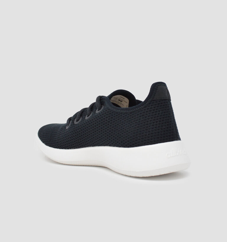 ALLBIRDS TREE RUNNER JET BLACK/WHITE