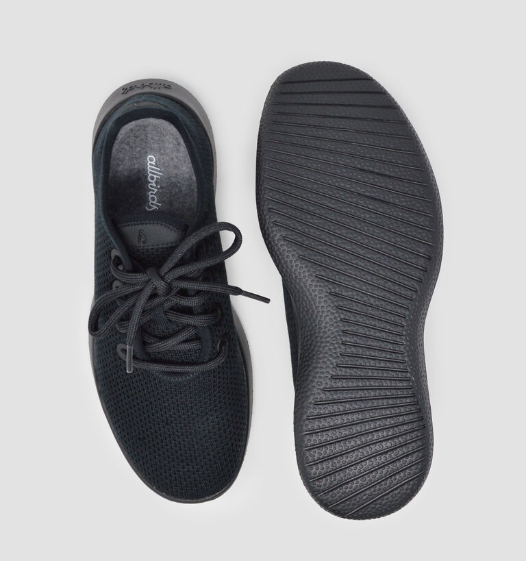 ALLBIRDS TREE RUNNER JET BLACK/BLACK
