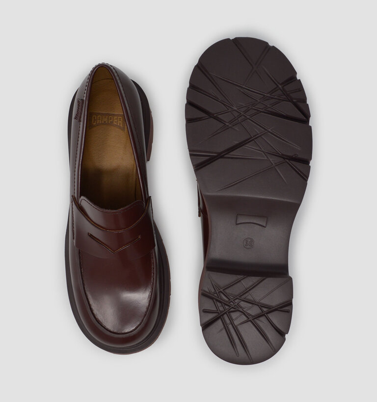 Camper CAMPER MILAH LOAFER OXBLOOD